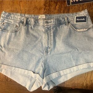 Abercrombie & Fitch Light Blue Denim Shorts